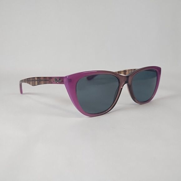 Ray-Ban Eyeglasses Frames RB5322 5489 Purple Clear Brown Fade Cat Eye 53-18-140 - Picture 1 of 6